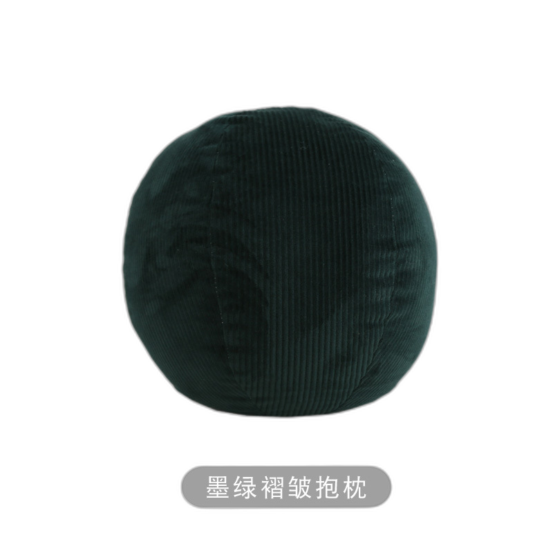 Original design ins net red ball velvet pillow Nordic light luxury spherical cushion birthday gift gift