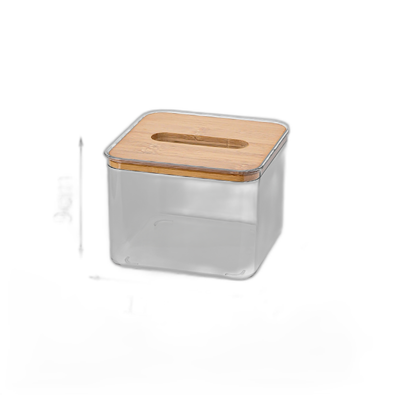 Nordic simple and creative tissue box home living room pumping paper facial napkin storage ins transparent net red red