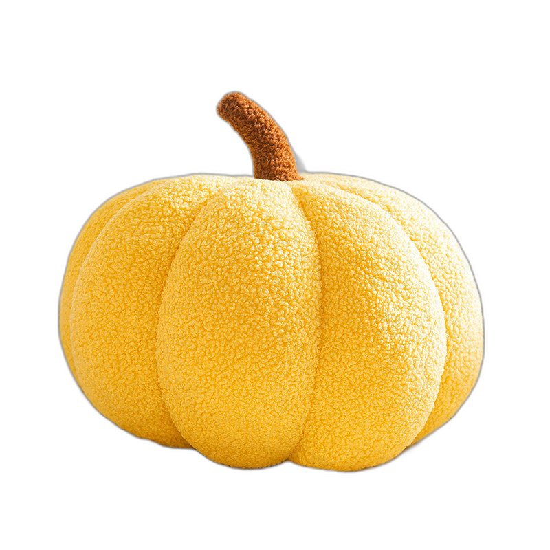 Soft Meng Pumpkin Pillow Plush Toy Teddy Velvet Home Bay Window Cushion Decoration Wholesale Wholesale