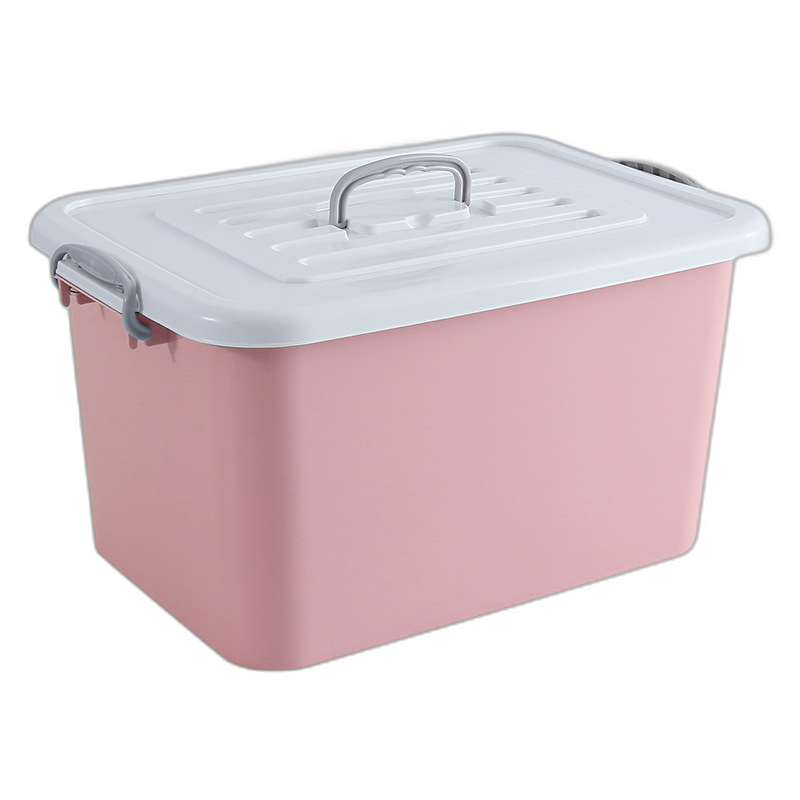 Storage box plastic printed LOGO thickened car clothes storage cosmetics toy box