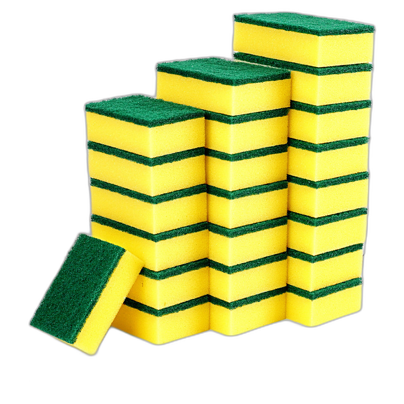 High-density business ultra-thick sponge wipe housework cleaning kitchen supplies dishwashing magic scrub dishcloth wholesale wholesale