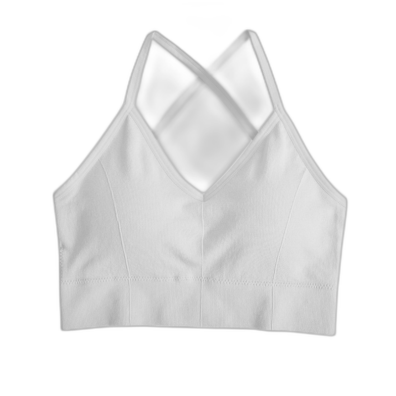 Carefully selected summer seamless cross sling straps, padded tube top, no rims, beautiful back, large U-shaped underwear for women women