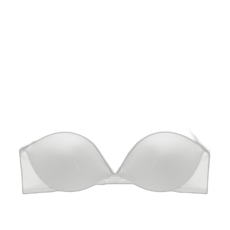 Cross-border French style sexy outer expansion bra women's mesh thin section breathable big breasts show small no steel ring beautiful back underwear bra