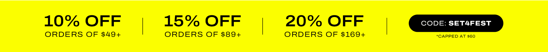 Discount offers