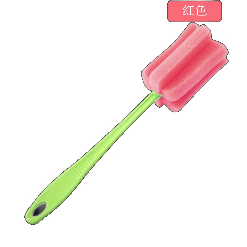 Kitchen sponge long handle cup brush cleaning supplies decontamination bottle insulation brush
