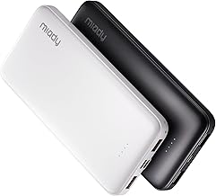 移动电源 miady 2件装10000mah双USB便携式充电器USB-C快速充电充电宝备用充电器适用于iPhone 15 14 13 Galaxy S23 22像素等