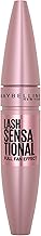 Maybelline Lash Sensational Washable Mascara, Lengthening and Volumizing for a Full Fan Effect, Blackest Black, 1 Count