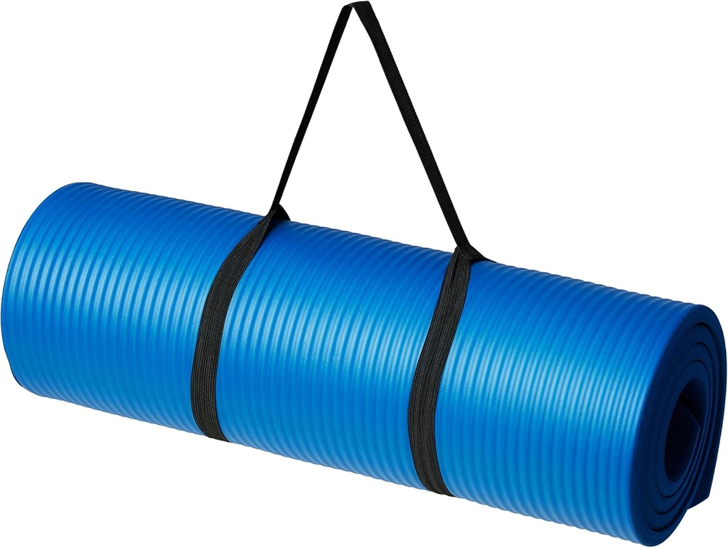 健身器材 extra thick exercise yoga mat with carrying strap
