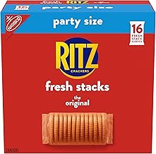 RITZ Fresh Stacks Original Crackers, Party Size, Christmas Stocking Stuffers, Holiday Crackers, 23.7 oz (16 Stacks)
