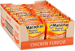 休闲食品 maruchan ramen chicken instant ramen noodles ready to eat meals 3 oz 24 count