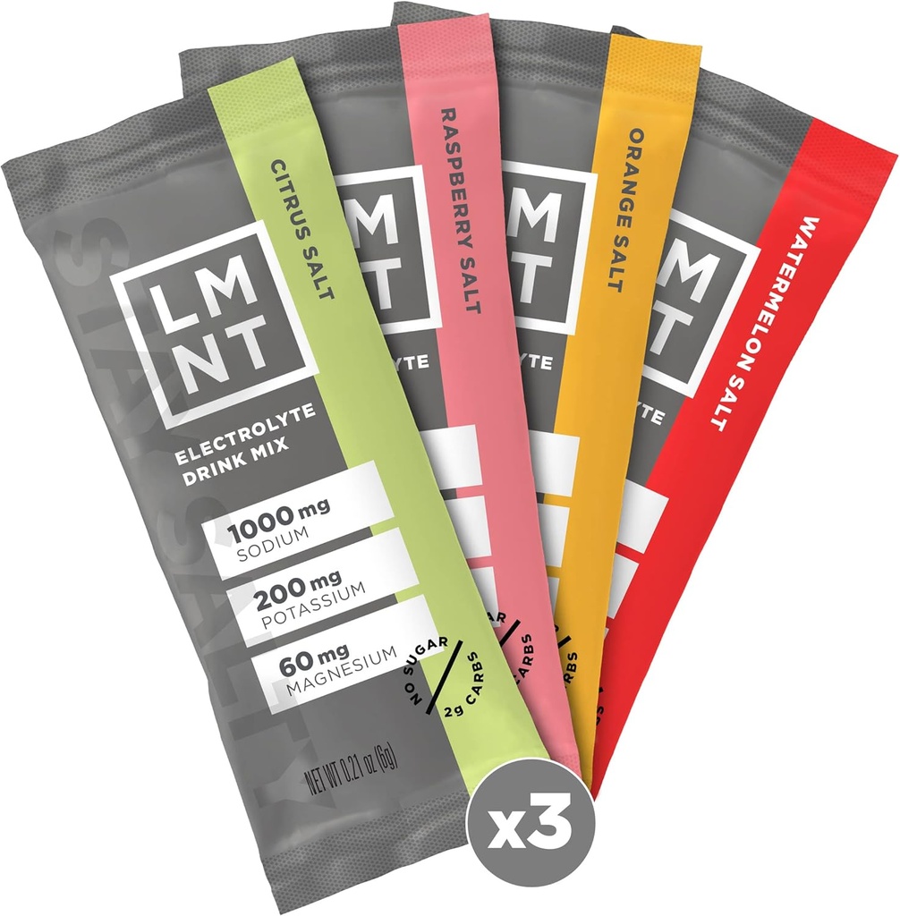 饮料 lmnt zero sugar electrolytes - variety pack drink mix 12-count