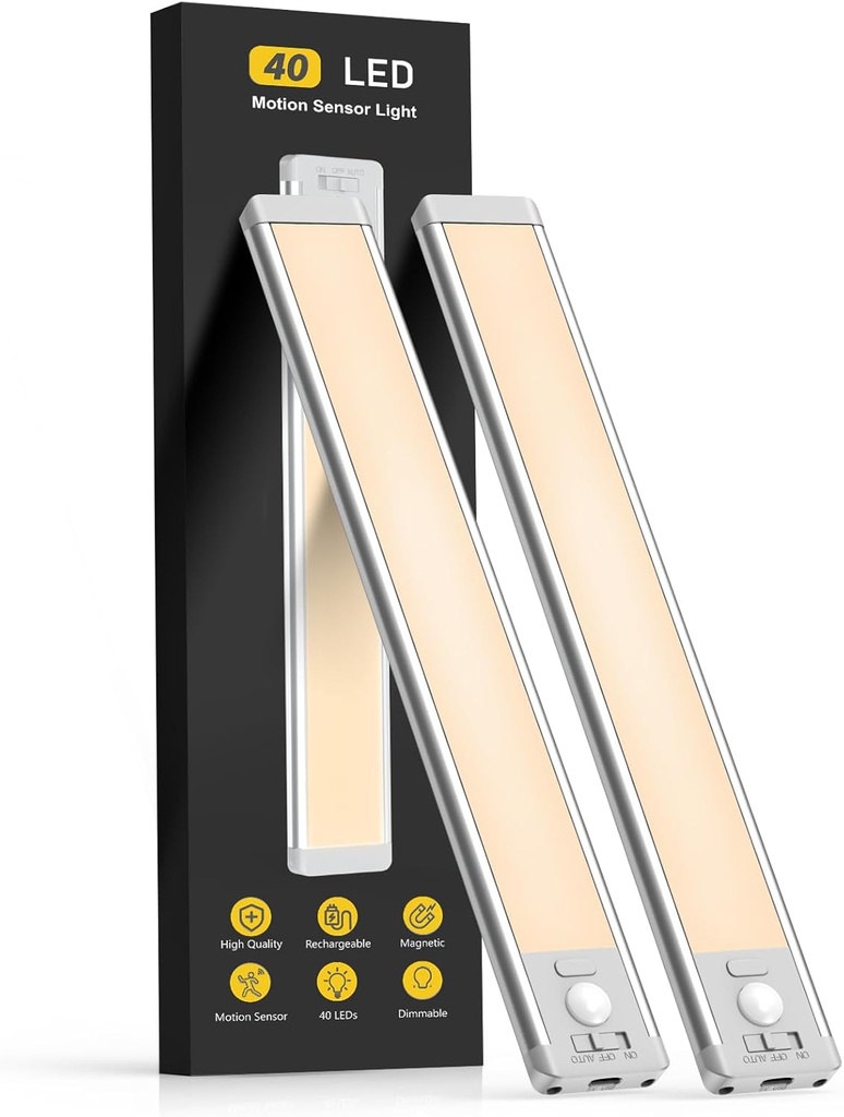 cabinets for the kitchen 10inch under cabinet lighting 2 pack rechargeable motion sensor light indoor 5 levels dimmable magnetic closet lights wireless under counter lights for kitchen stairs