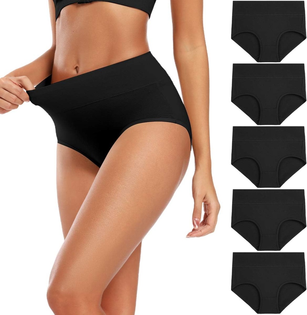 women s cotton underwear high waisted full coverage ladies panties regular plus size