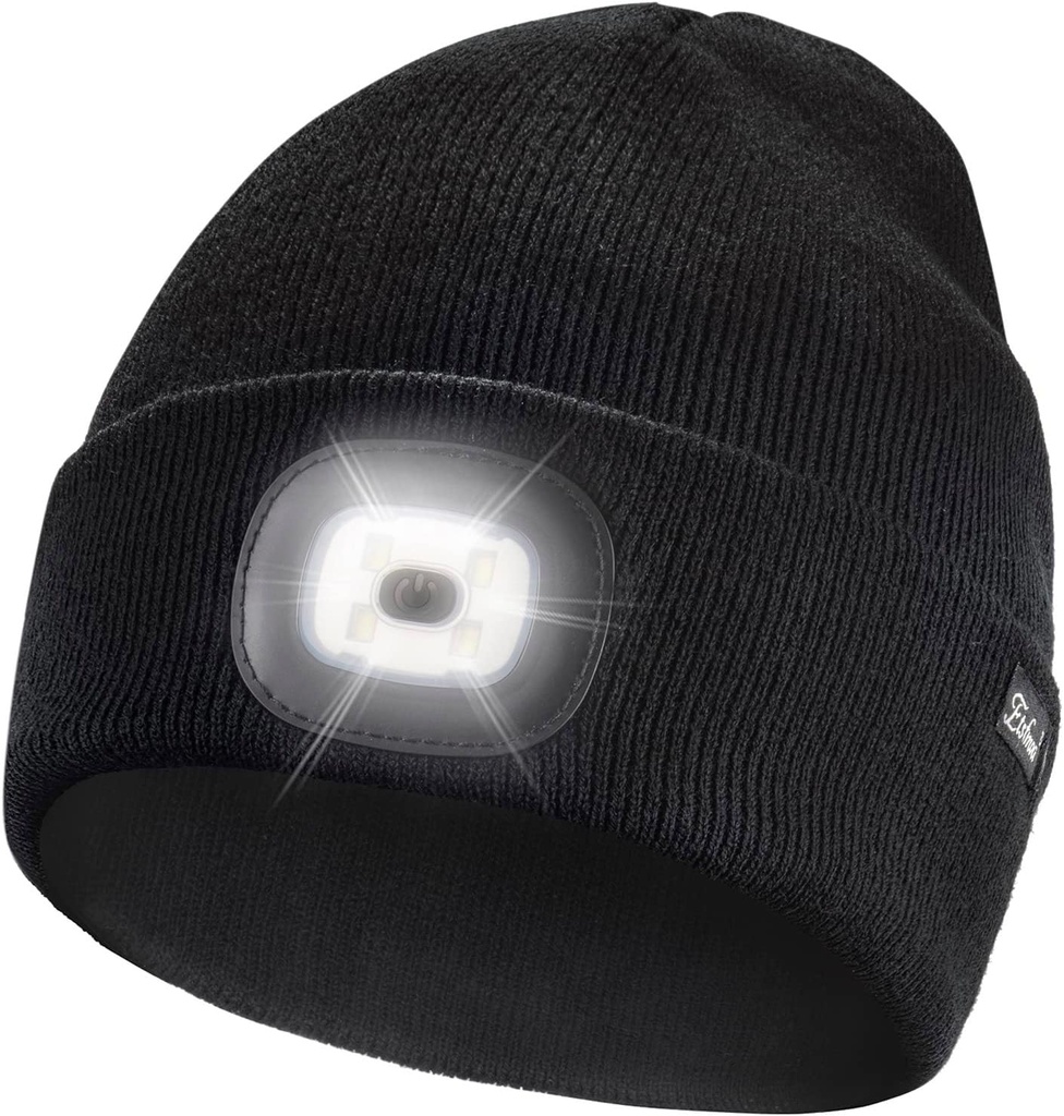 beanie hat unisex beanie with the light gifts for men dad father usb rechargeable caps