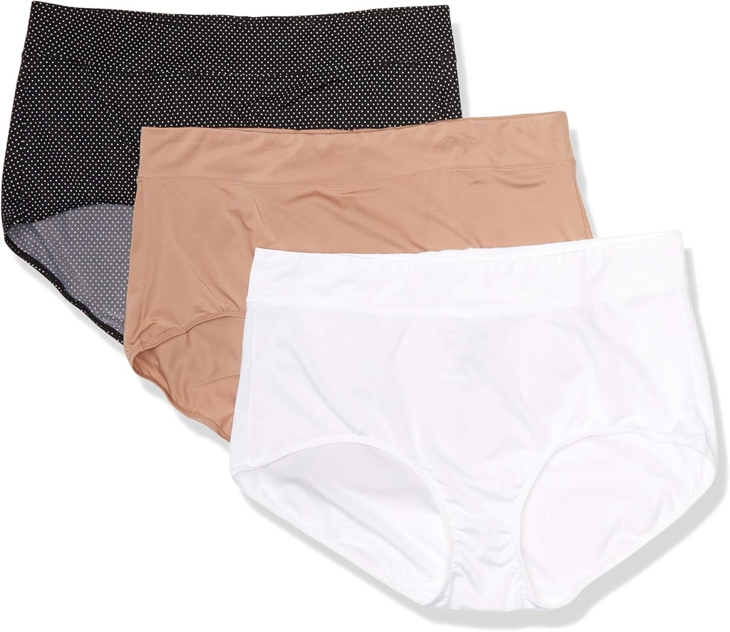 underwear women s blissful benefits no muffin top 3 pack brief panty