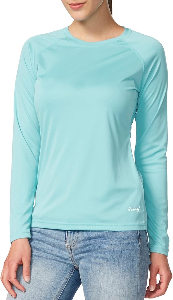 outdoor camping equipment baleaf women s upf 50 sun shirts long sleeve uv protection rash guard lightweight quick dry spf hiking tops outdoor