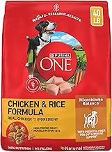 Purina ONE Chicken and Rice Formula Dry Dog Food - 40 lb. Bag