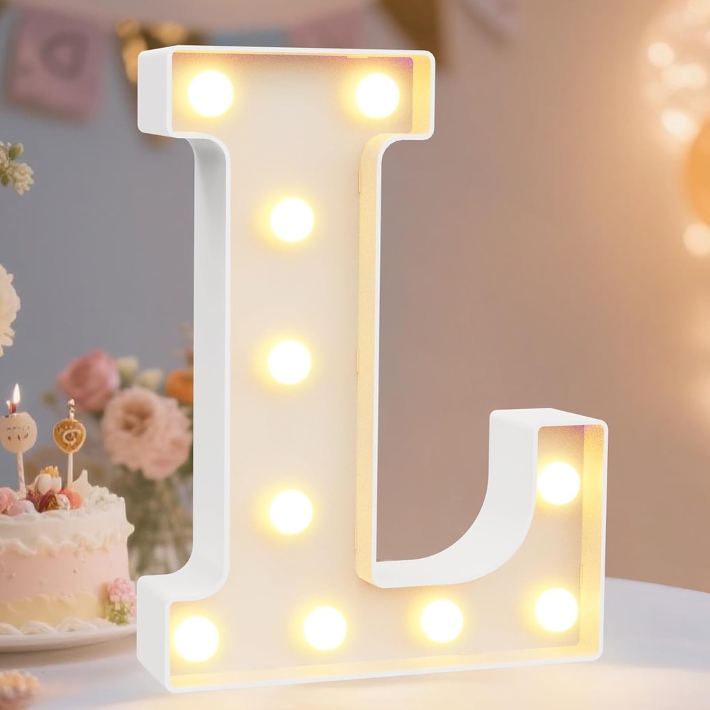home decoration pooqla led marquee letter lights sign light up alphabet letter for home party wedding decoration l