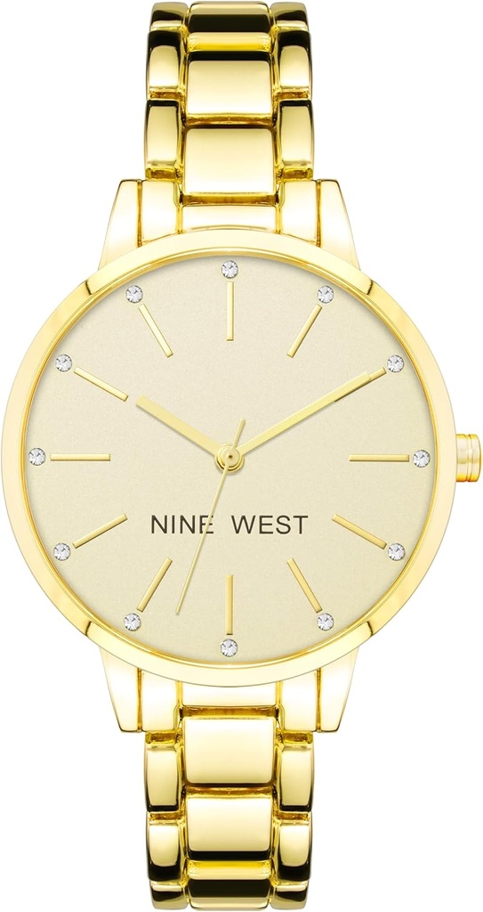 饰品 women s crystal accented bracelet watch