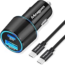 手机配件 67 5w car charger usb c super fast charging 45w usbc qc3 0 port block for iphone 17 pro max air 16 15 ipad samsung s25 android cell phone dual 12v cigarette lighter adapter 3 3 ft type c cable