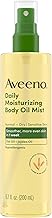 Aveeno Daily Moisturizing Body Oil Mist with Oat Oil and Jojoba Oil for Rough, Dry, Sensitive Skin, Nourishing Body Spray for Smoother, More Even Skin, Paraben- & Silicone-Free, 6.7 fl. oz (One Size)