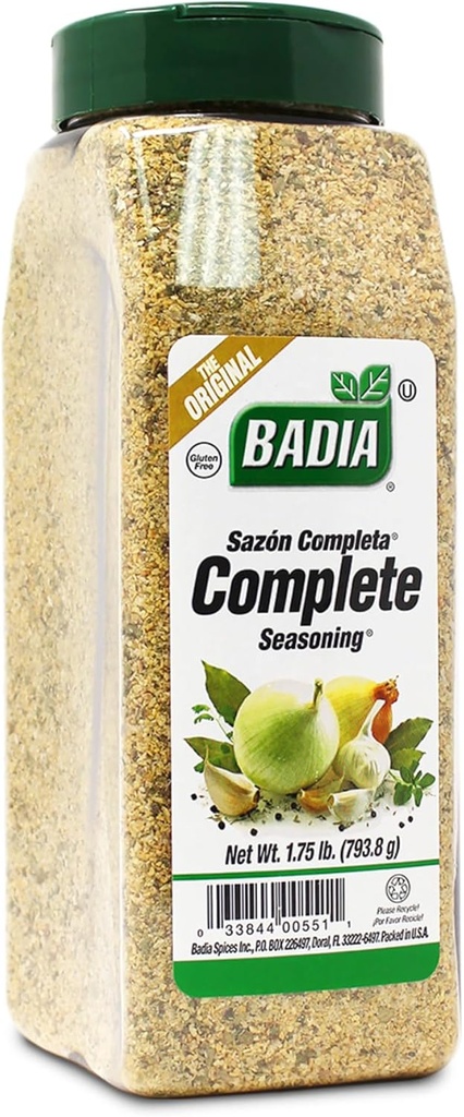 Badia Complete Seasoning, 28oz - All-Purpose Spice Blend of Garlic, Onion, Salt, Pepper, Herbs & Spices - Savory Signature Blend (One Size)