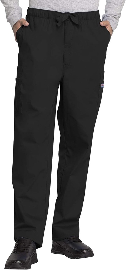 Cherokee Scrub for Men Fly Front Cargo Pant with 7 Pocket, Durable, Fade Resistant Fabric - 4000
