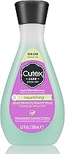 Cutex Nourishing Nail Polish Remover, Leaves Fingernails & Toenails Looking Healthy, Contains Vitamin E, 6.7 fl oz (One Size)