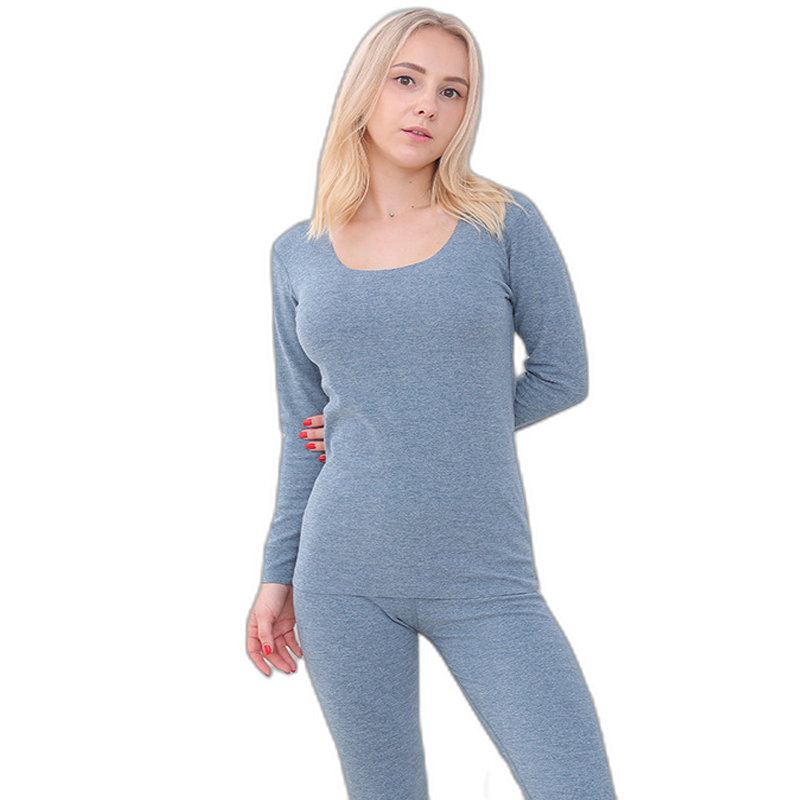 German thin velvet boneless thermal underwear base suit brushed couple autumn clothes trousers men and women suit (One Size)