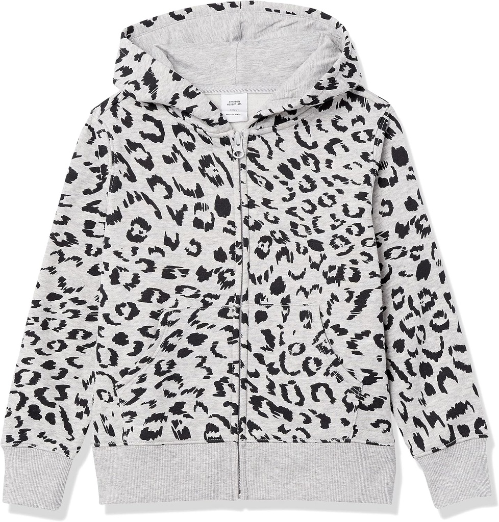 kids clothing girls and toddlers fleece zip-up hoodie sweatshirt (One Size)