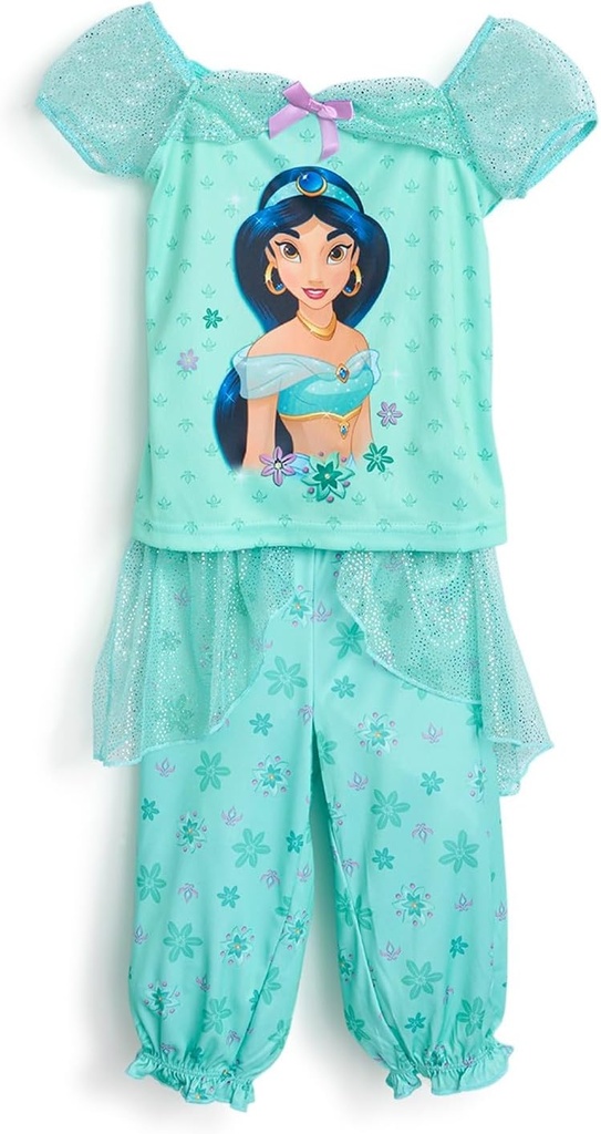 Girls' Princess Dress Nightgown, Fantasy Gown, Soft & Cute Pajamas for Kids (One Size)