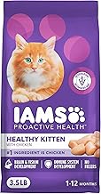 IAMS Proactive Health Healthy Kitten Dry Cat Food with Chicken, 3.5 lb. Bag (One Size)