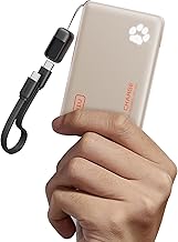 INIU Portable Charger, Ultra Slim 10000mAh 45W PD Power Bank, USB-C Fast Charging Mini Battery Pack, Travel Trip Accessories Ship Essentials for College Students Travelers Teen Boys Girls, Beige (One Size)