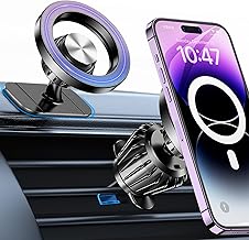 手机配件 kaistyle for magsafe car mount strong magnets magnetic phone holder for car phone holder mount mounted holders phone holders for your car accessories for women men for iphone 17 pro max 16 15 14 (One Size)
