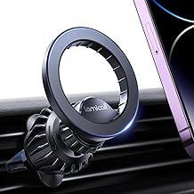 手机配件 lamicall for magsafe car mount - 20 super magnets magnetic car phone mount air vent phone holder car hands free valentines day gift cell phone holder car fit iphone 17 16 15 pro max electronics (One Size)