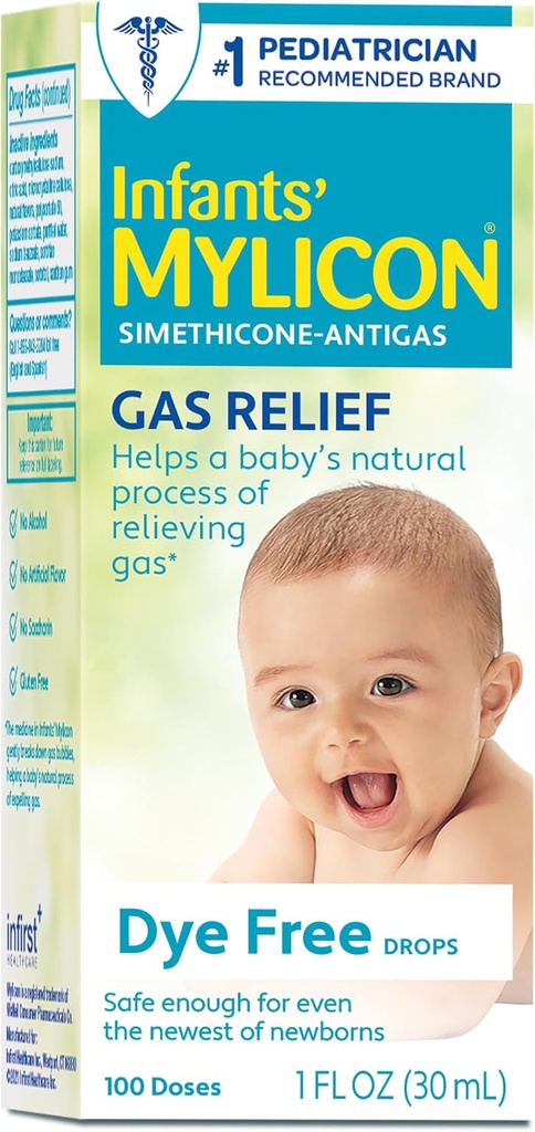 maternal and baby products mylicon infants gas relief drops for infants and babies dye free formula 1 fluid ounce (One Size)