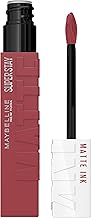 美妆 maybelline super stay matte ink liquid lipstick makeup long lasting high impact color up to 16h wear mover brown 1 count packaging may vary (One Size)