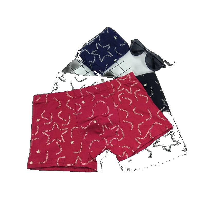 Men's underwear, men's cotton boxer briefs, bottoms, large size pants, shorts wholesale wholesale
