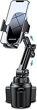 Miracase [Upgraded Version Cup Phone Holder for Car, Universal Adjustable Long Neck Car Phone Mount Cradle Friendly Compatible with iPhone Samsung Google and All 4.0-7.0 inches Smartphones (One Size)
