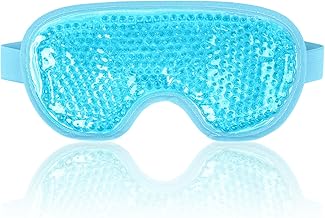 NEWGO Cooling Eye Mask for Puffy Eyes, Cold Eye Mask Eye Ice Pack for After Eyes Surgery, Tension Stress Relief, Itchy Eyes, Headaches, Dark Circles - Blue (One Size)