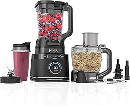 休闲食品 破壁机 料理机 all-in-one blender and food processor best for smoothies cookie dough salsas cole slaw and more blendsense intelligence for perfectly smooth results 1800 watt black tb401 (One Size)