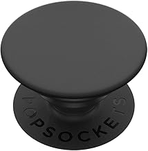 PopSockets Adhesive Phone Grip, Holder, Phone Stand, Black - Black (One Size)