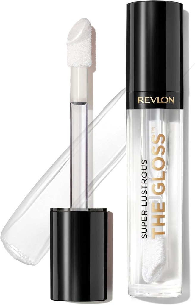 revlon super lustrous lip gloss non-sticky hydrating high shine finish 200 crystal clear 0 13 oz (One Size)