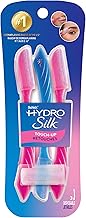 美妆 schick womens silk touch-up eyebrow razor 3 count