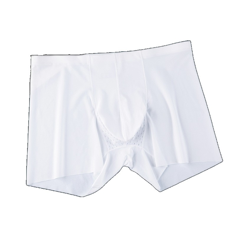 Summer ultra-thin separated ice silk men's underwear quick-drying breathable traceless facial mask pants elephant trunk trunk