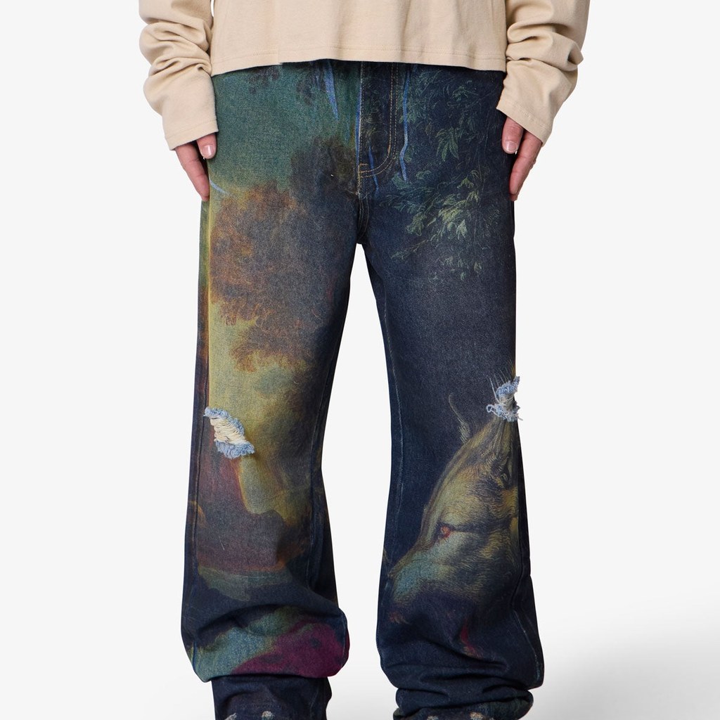 mnml Ultra Baggy Wolf Denim - Multi
