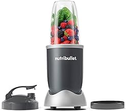 家用电器 破壁机 料理机 nutribullet personal blender shakes smoothies food prep and frozen blending 24 ounces 600 watt gray nbr-0601wm (One Size)