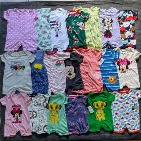 婴儿连体衣 baby 8-pack short sleeve mix match bodysuits