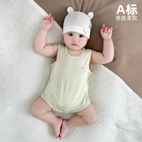 婴儿连体衣 unisex babies sleeveless bodysuits pack of 6