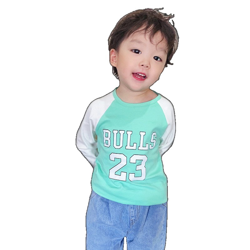 [EGIFTON-3191] Baby clothes boys cotton long-sleeved T-shirt autumn spring and children's baby girls tops bottoming shirts shirts